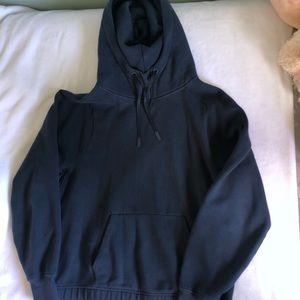 Lululemon turtleneck Navy Fleece lined hoodie